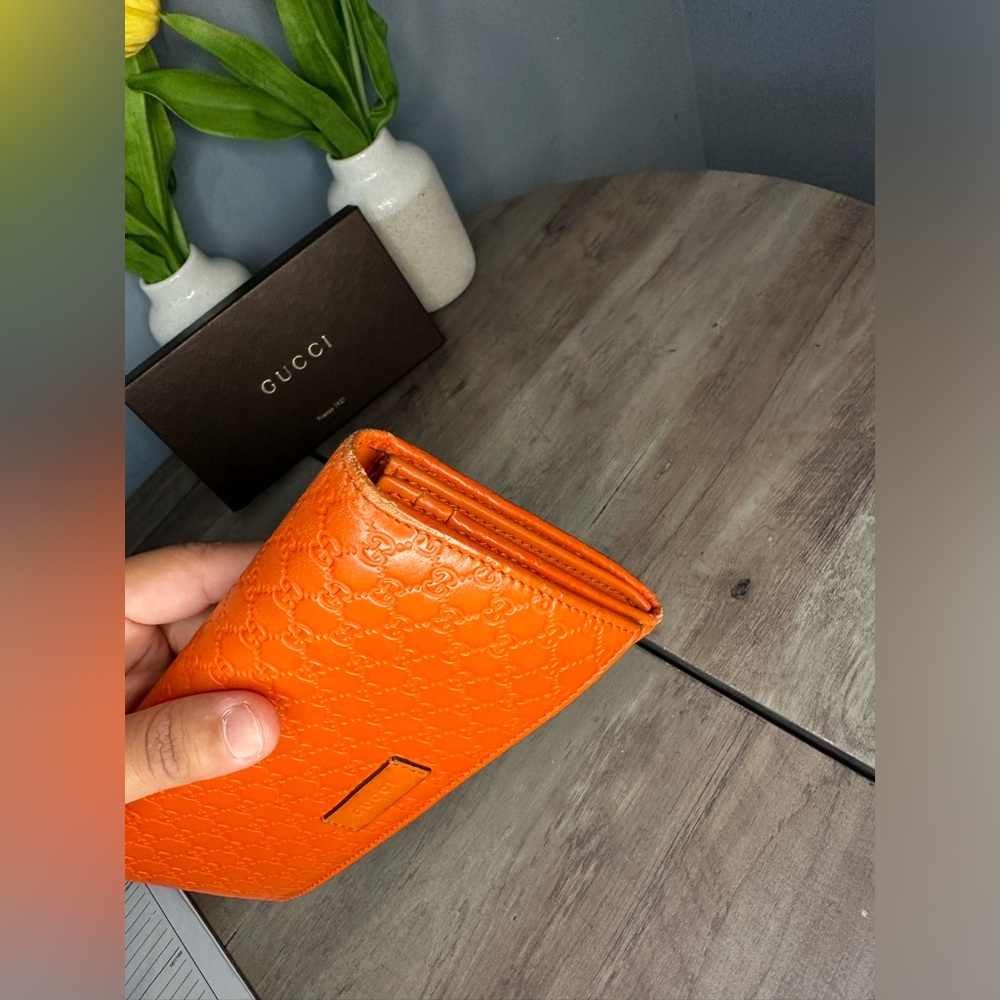 Gucci Guccissima Long Wallet - orange - Picture 7 of 13